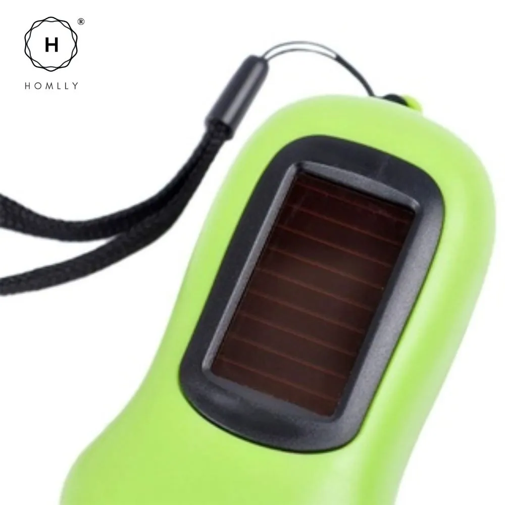 Homlly Emergency Hand Crank Solar AM/ FM Radio with LED Flashlight & 2000mAh Power Bank Phone Charger