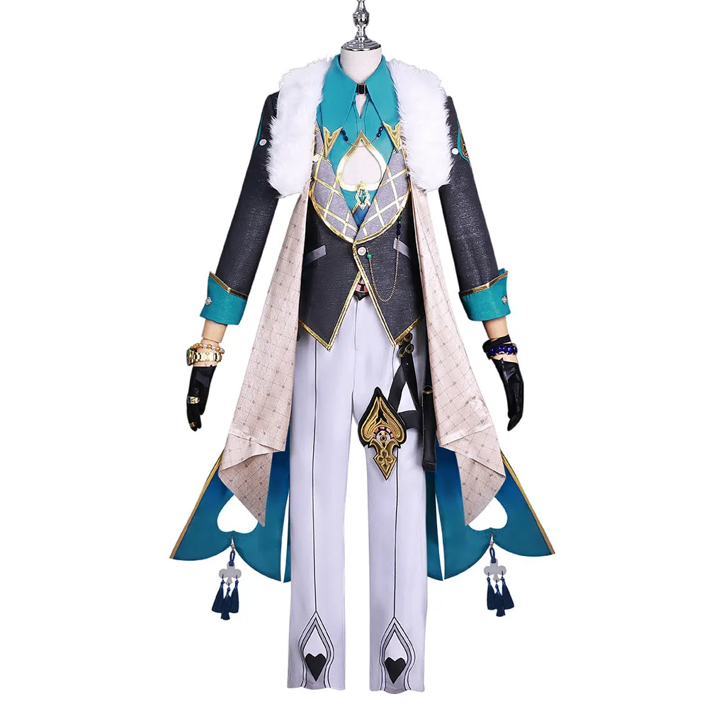 Honkai: Star Rail Aventurine Game Character Cosplay Costume Outfits Halloween Carnival Suit