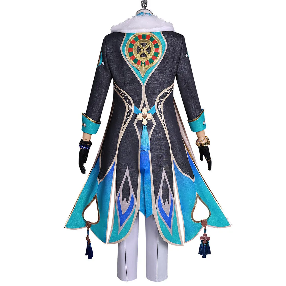 Honkai: Star Rail Aventurine Game Character Cosplay Costume Outfits Halloween Carnival Suit