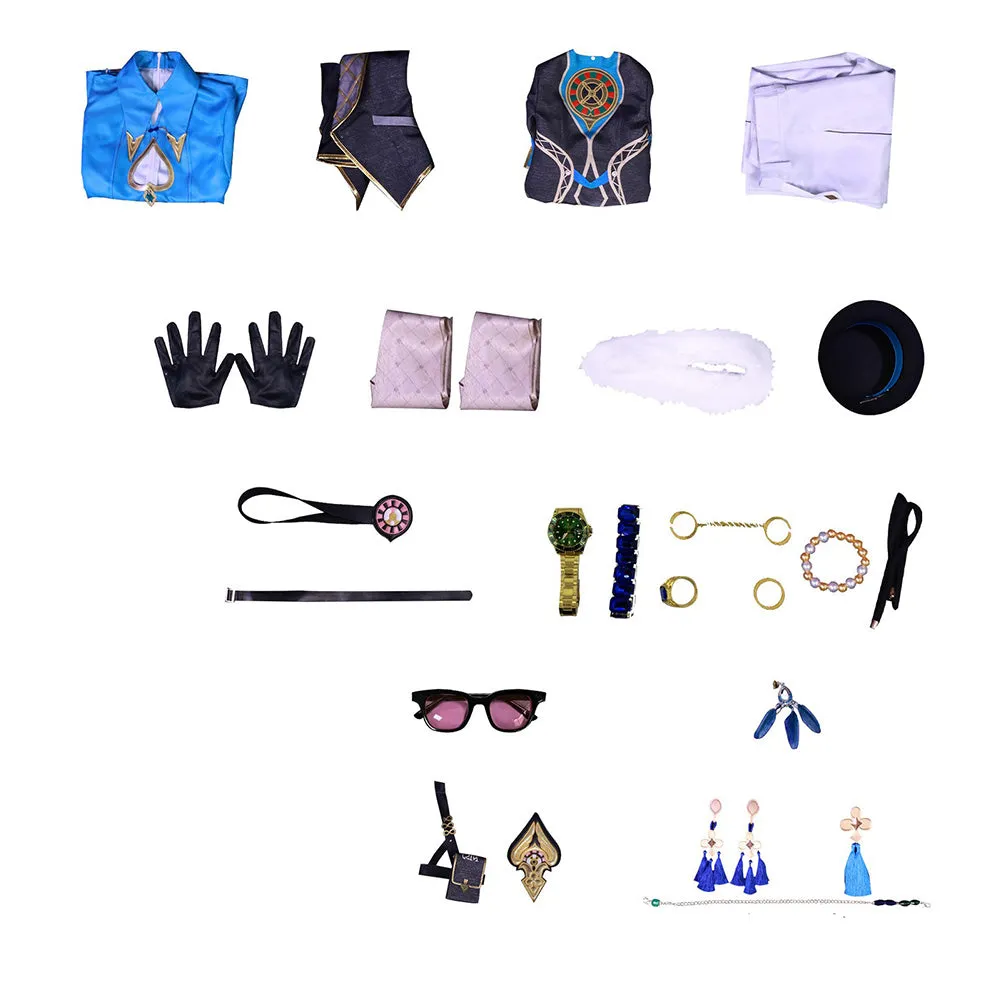Honkai: Star Rail Aventurine Game Character Cosplay Costume Outfits Halloween Carnival Suit