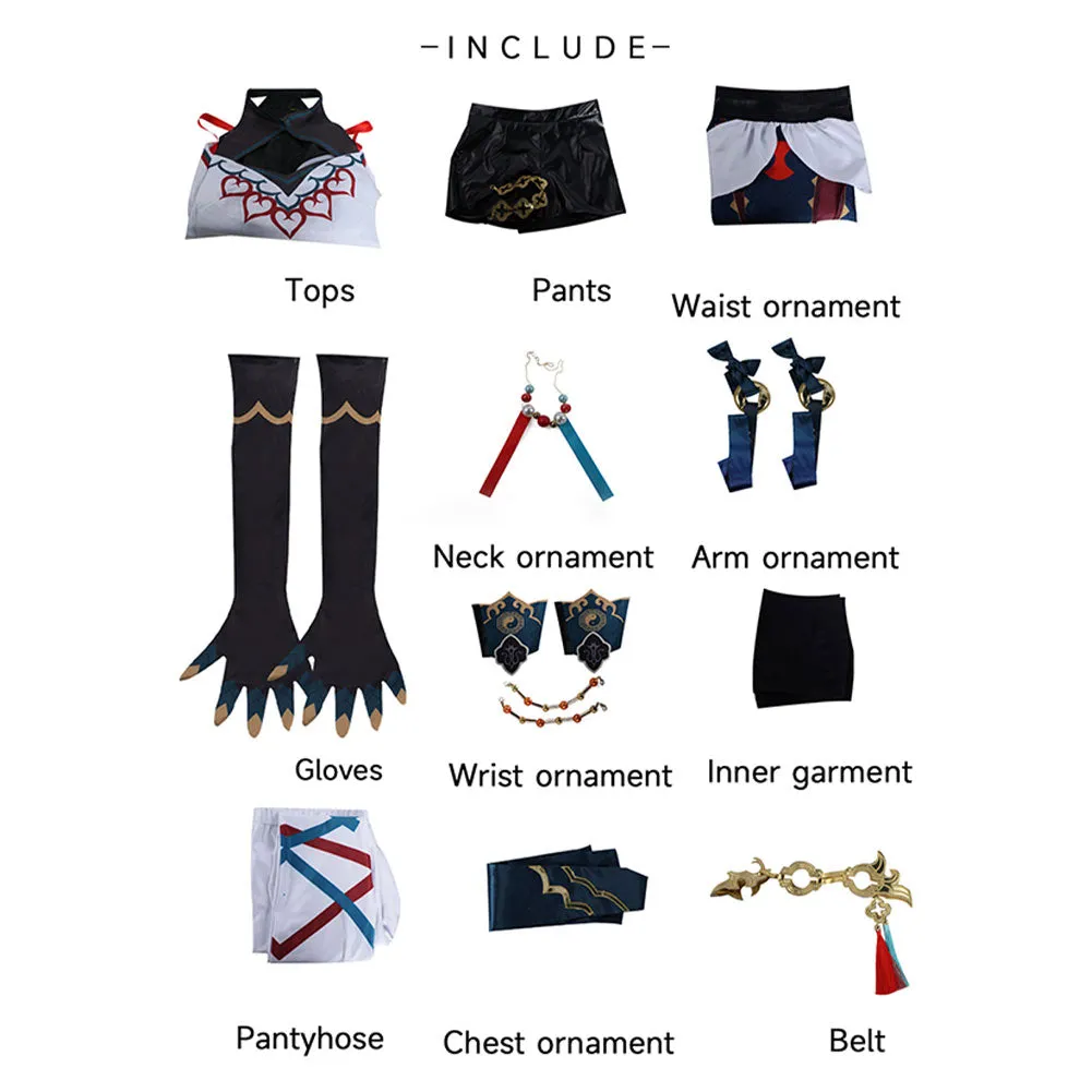 Honkai: Star Rail Xueyi The Judges of the Ten-Lords Commission Game Character Cosplay Costume Outfits