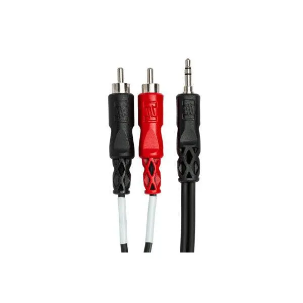 Hosa Y CABLE 3.5MM TRS - RCA 15FT - CMR215