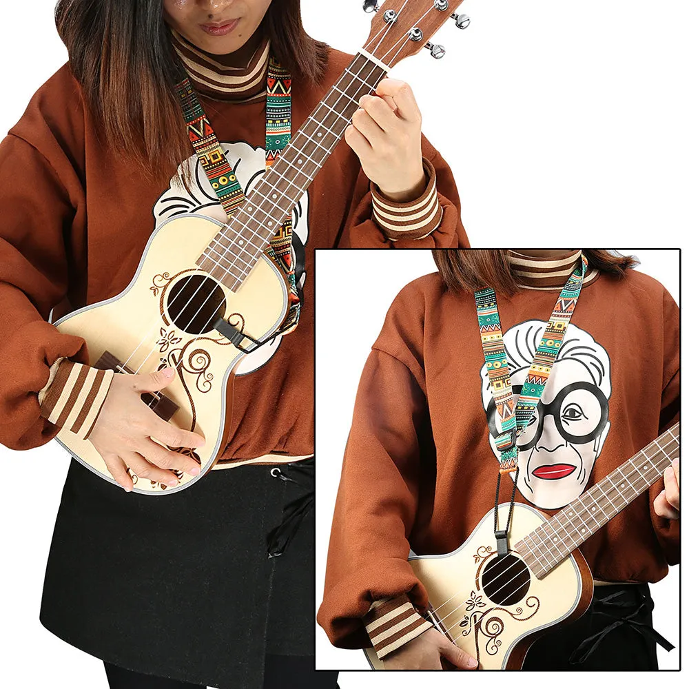 Hricane Adjustable Hawaiian Style Ukulele Strap