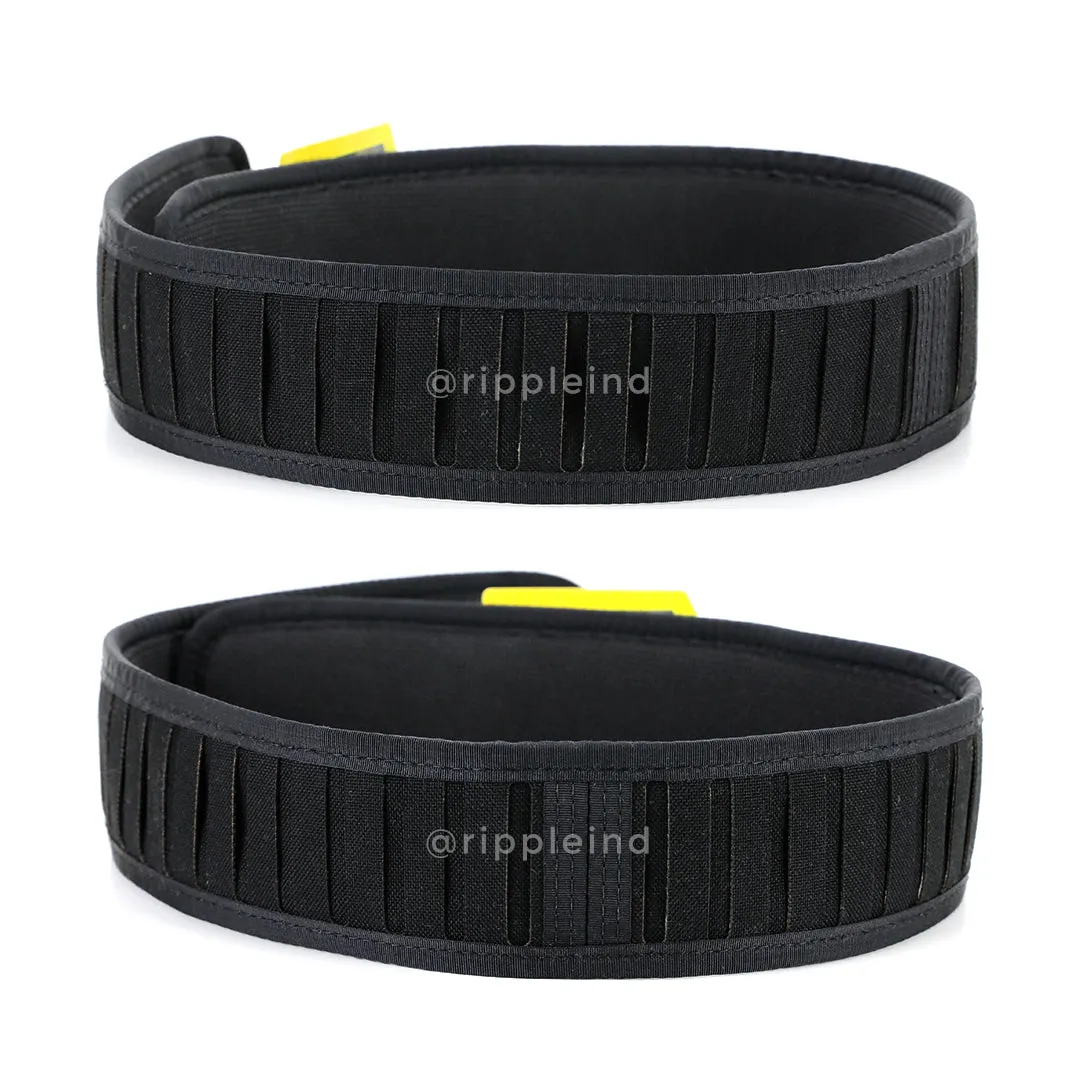 HSGI - Black - LASER Duty Grip Padded Belt