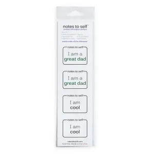 I am a great dad™   I am cool™ sticker packs