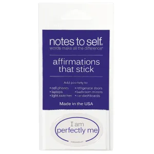 I am perfectly me™ affirmations that stick