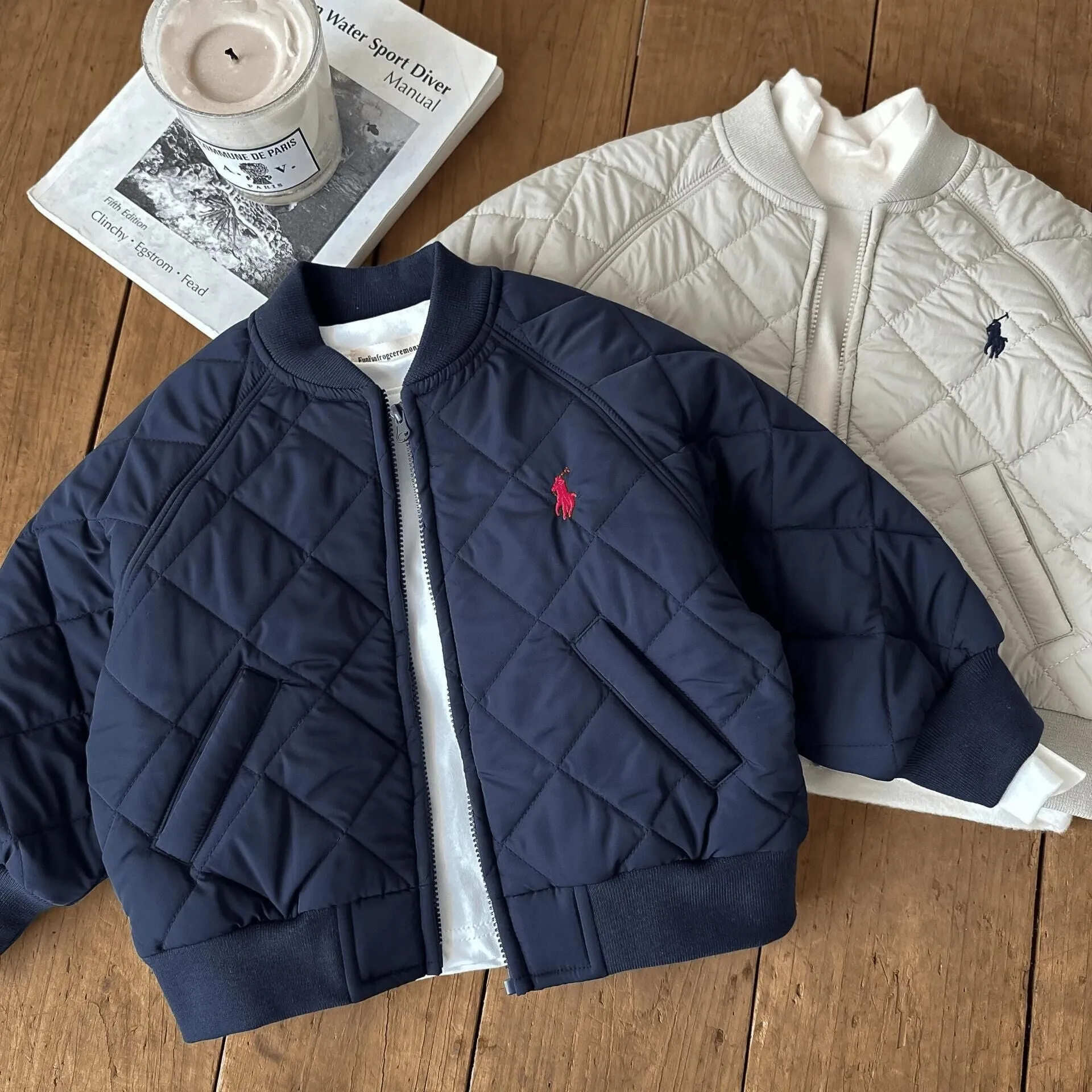 INSTOCK-Children's cotton clothes 2024 autumn and winter boys and
