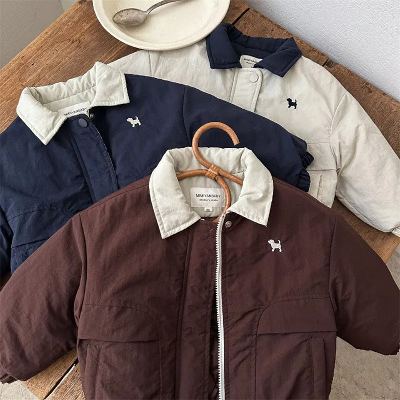 INSTOCK-Children's cotton clothes 2024 autumn and winter boys and