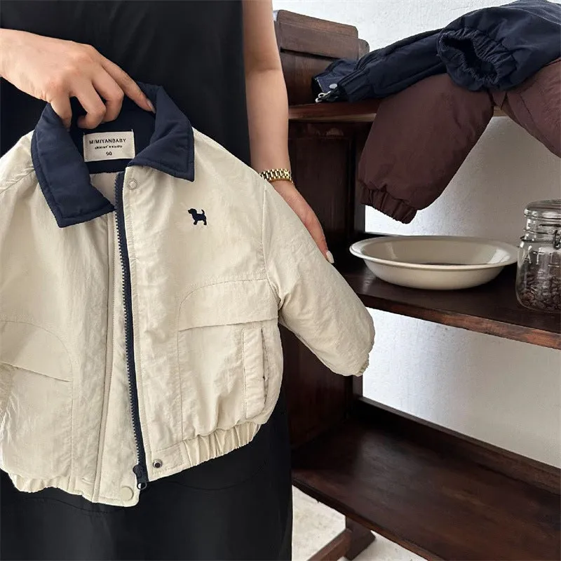 INSTOCK-Children's cotton clothes 2024 autumn and winter boys and