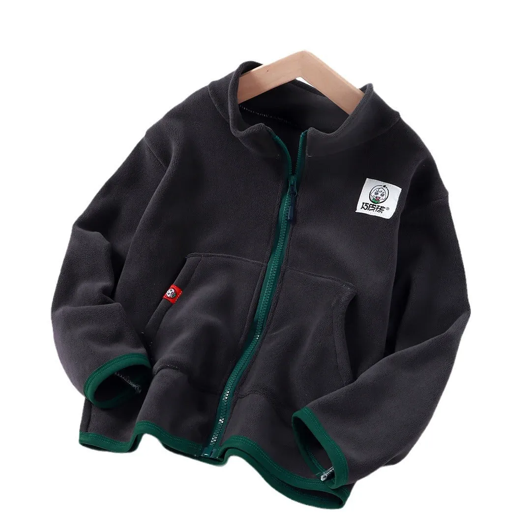 INSTOCK-stand-up collar jacket girls