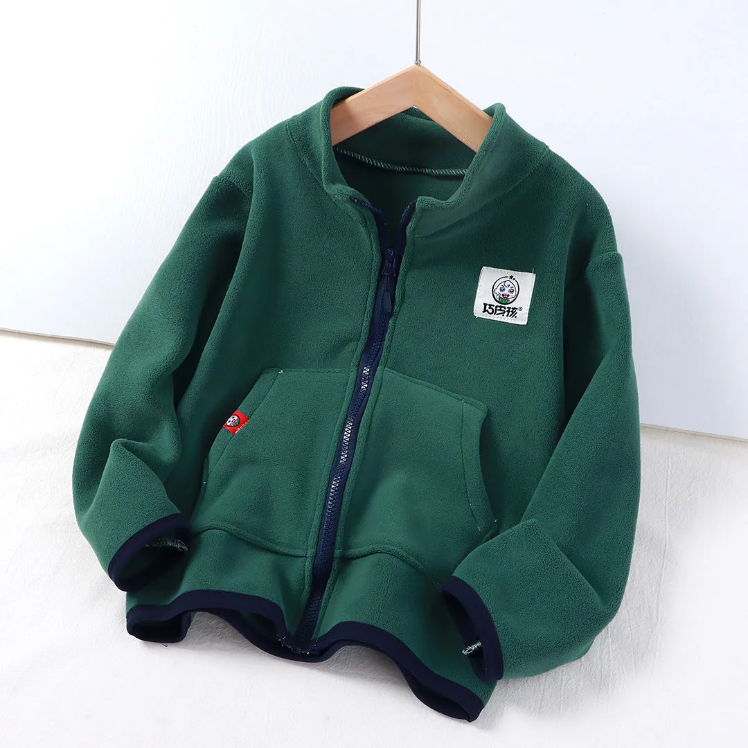 INSTOCK-stand-up collar jacket girls