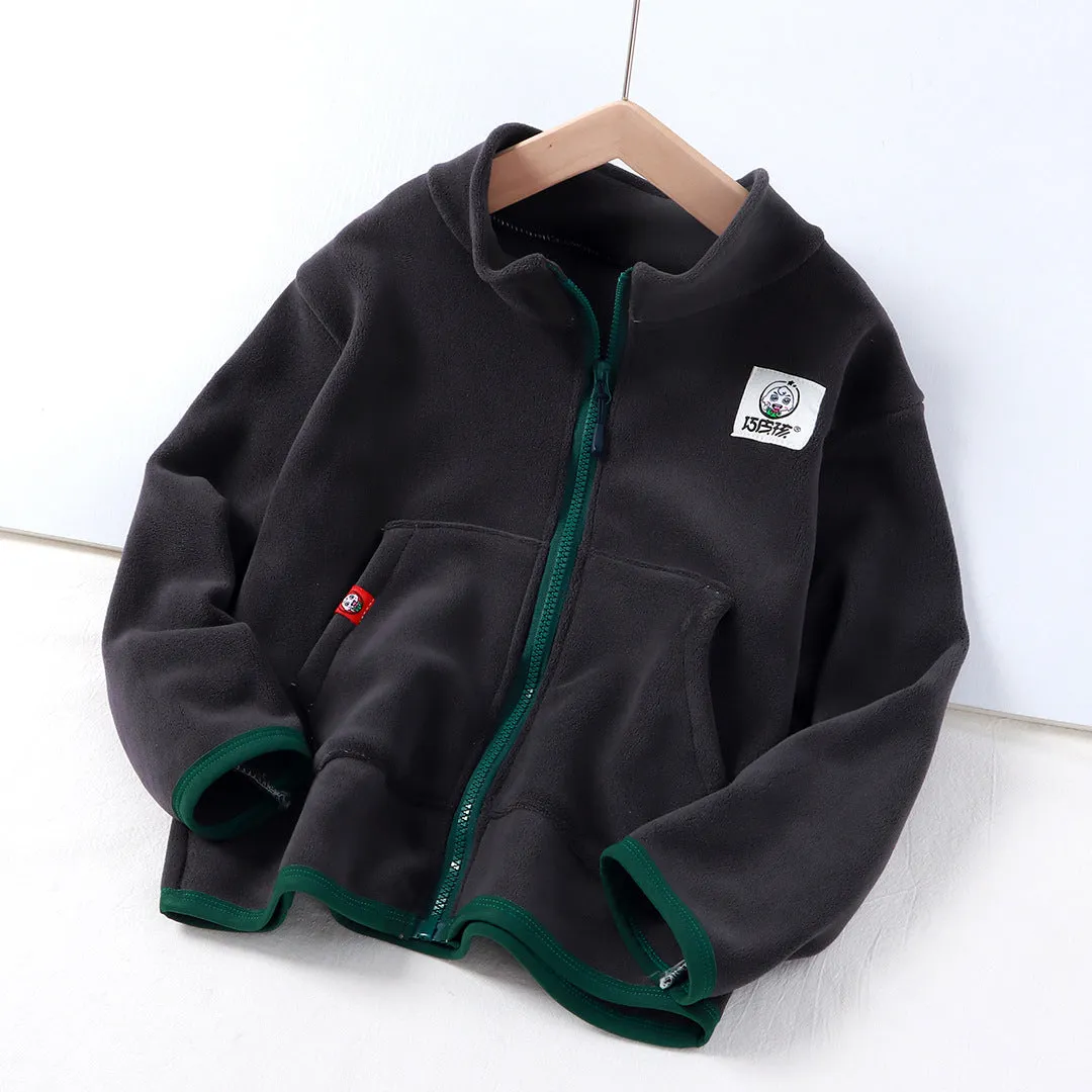 INSTOCK-stand-up collar jacket girls