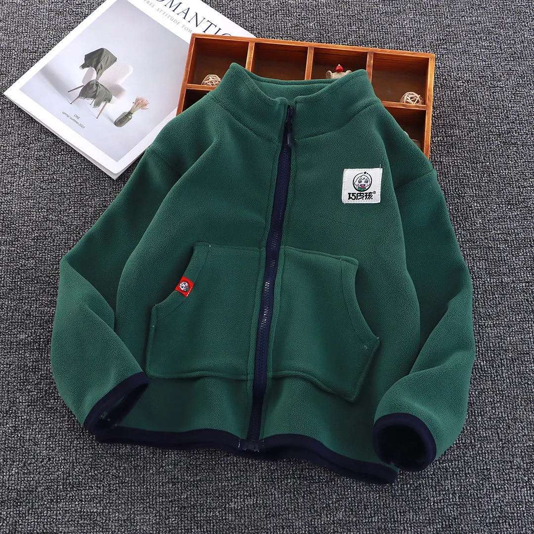 INSTOCK-stand-up collar jacket girls