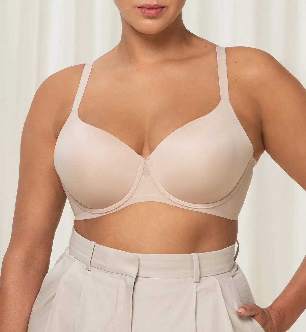 INVISIBLE INSIDE-OUT WIRED PADDED D  BRA