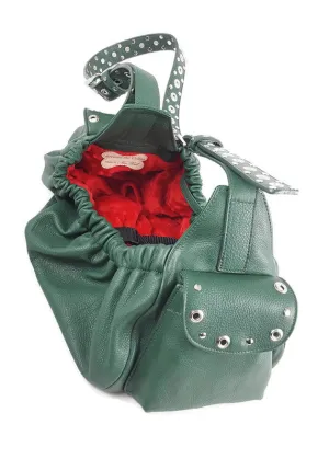 Jaxon Leather Holiday Dog Sling Carrier