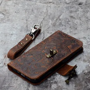 JJNUSA Genuine leather Vintage Wallet for ipad air 4 / 5 Cover