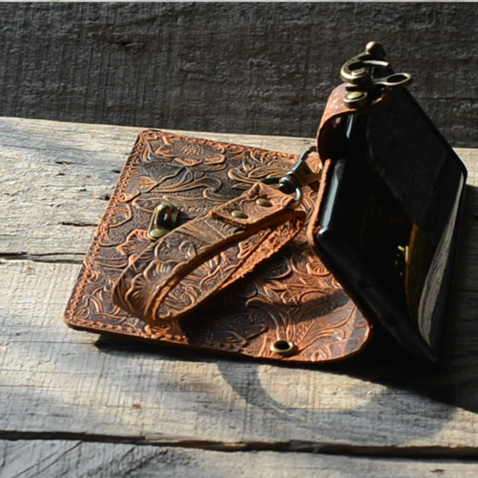 JJNUSA Handmade Samsung Galaxy NOTE 10 6.3 inches Leather Wallet Case
