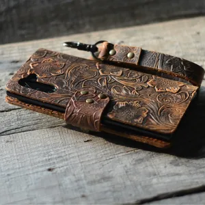 JJNUSA Handmade Samsung Galaxy NOTE 10 6.3 inches Leather Wallet Case