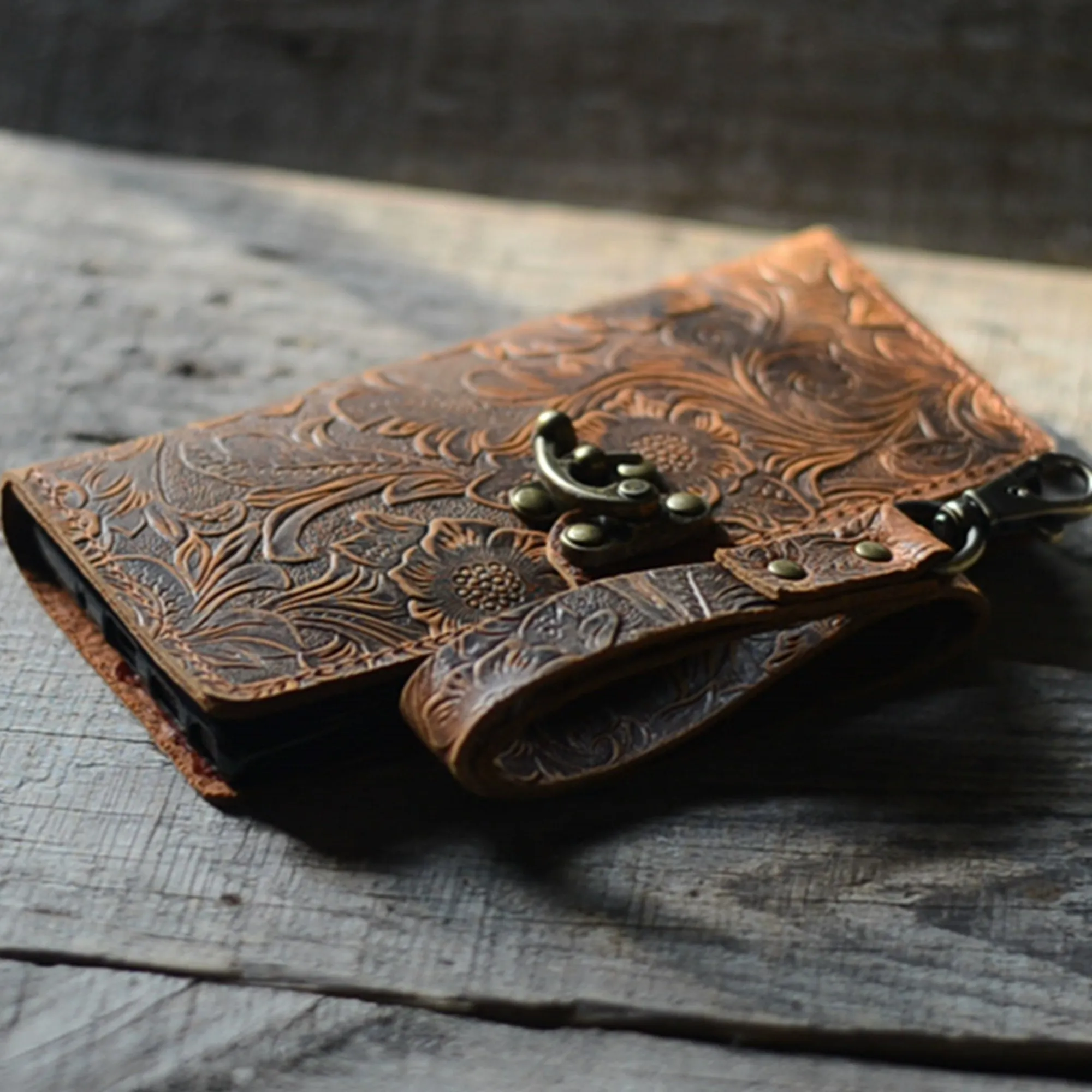 JJNUSA Handmade Samsung Galaxy NOTE 10 6.3 inches Leather Wallet Case