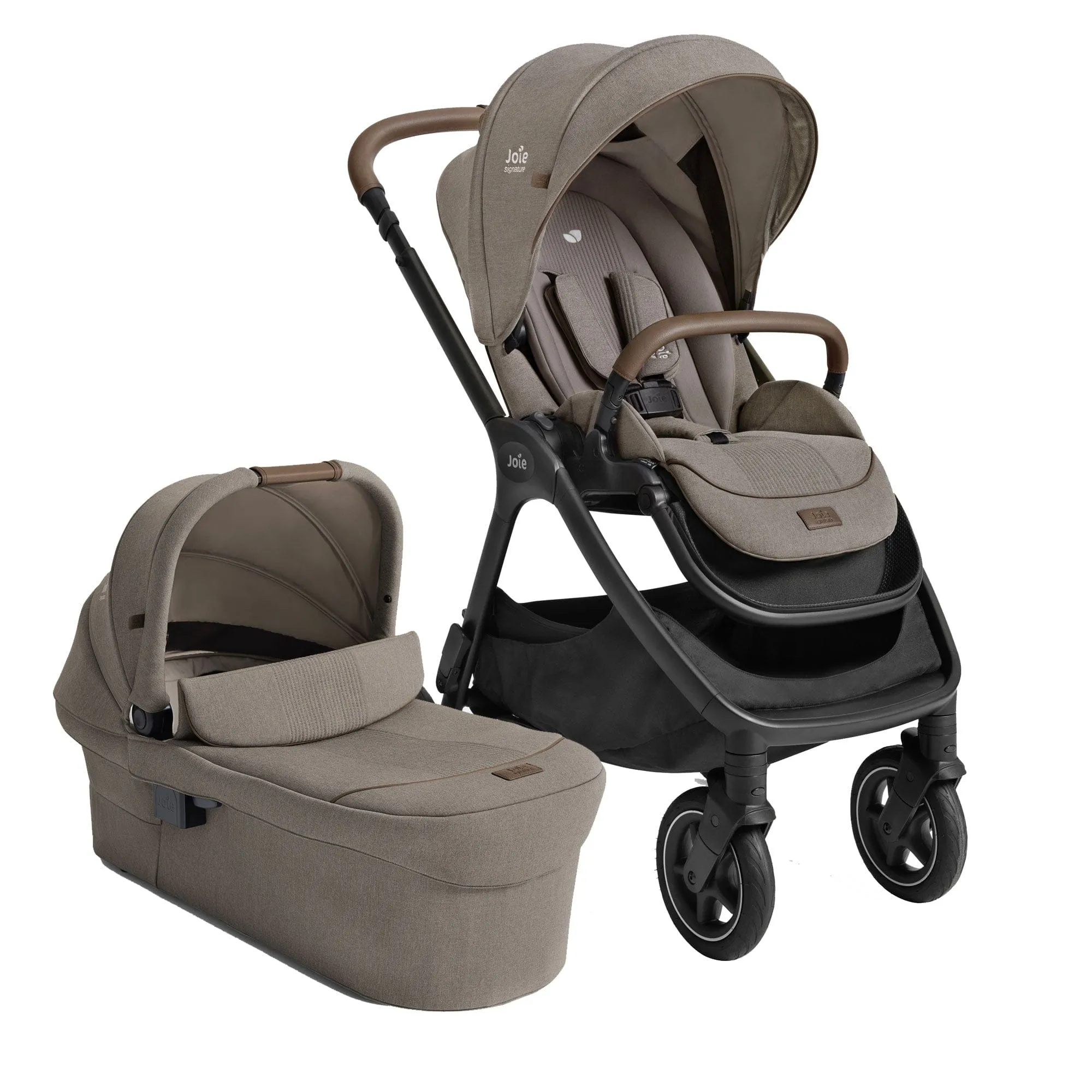 Joie Finiti Flex Pushchair & Ramble XL Carrycot - Maple