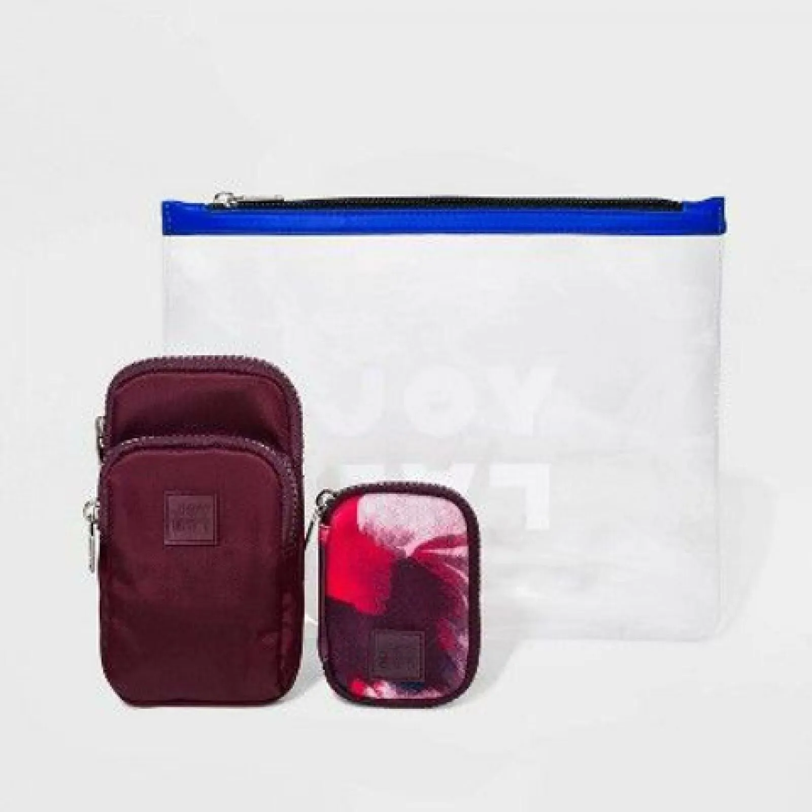 JoyLab Zip Closure Wristlet and Small ID Case Combo Pack