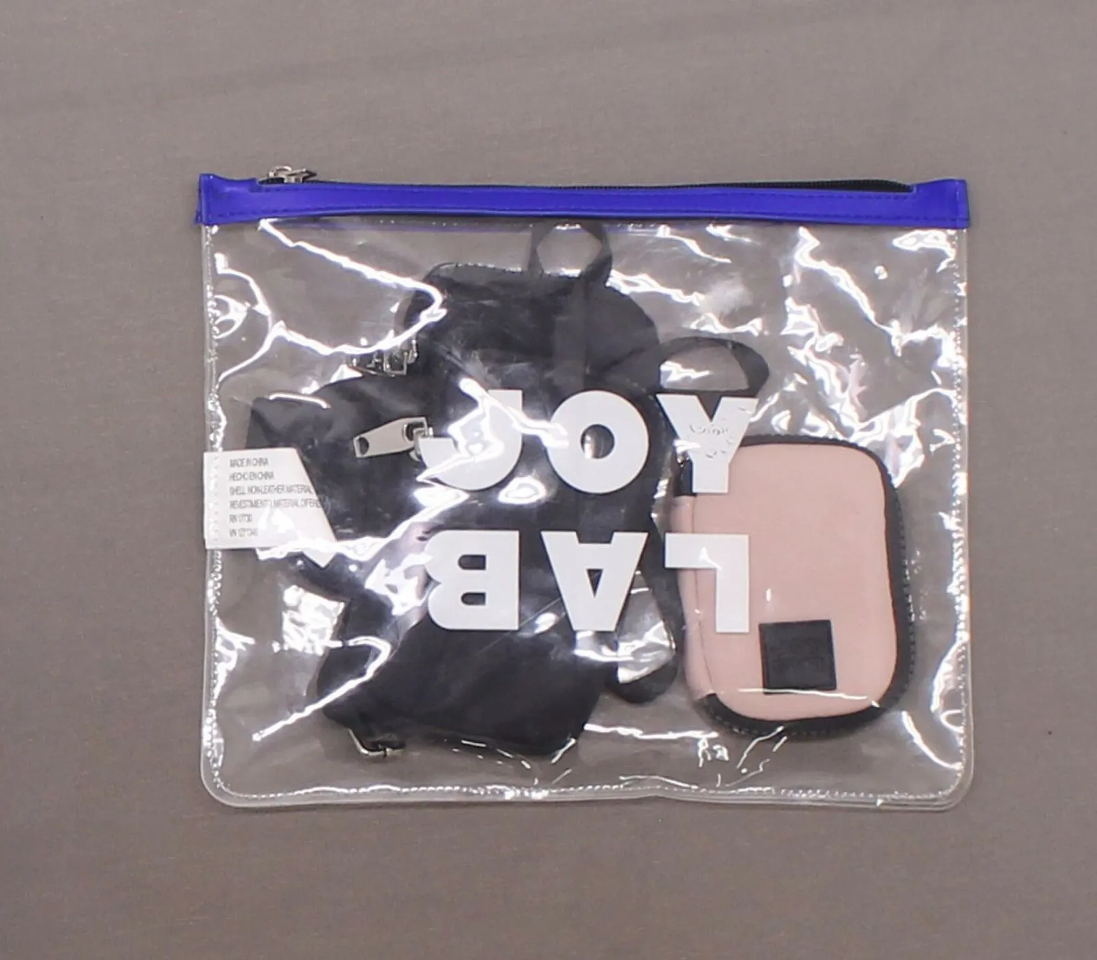 JoyLab Zip Closure Wristlet and Small ID Case Combo Pack