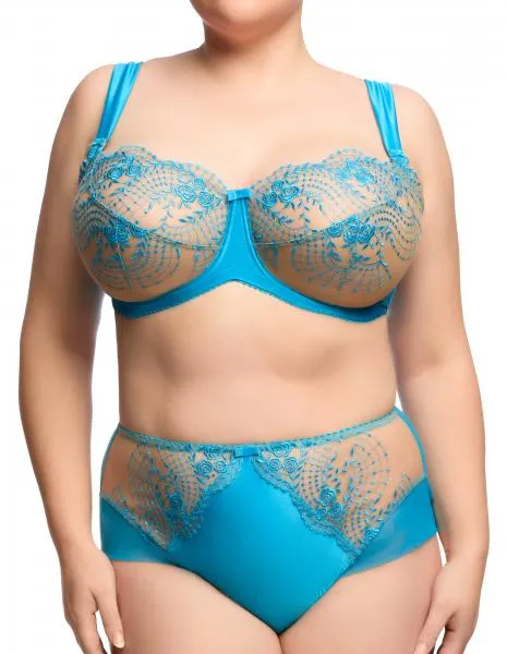 Julie's Roses Full Figure Bra - Butterfly Blue -