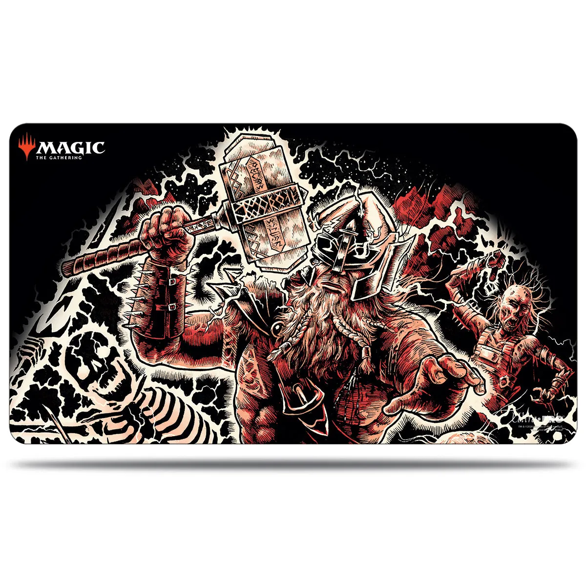 Kaldheim Playmat Toralf, God of Fury for Magic: The Gathering