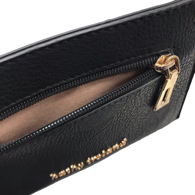Kathy Ireland Black Purse wristlet
