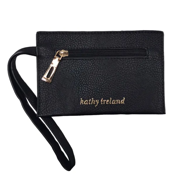Kathy Ireland Black Purse wristlet