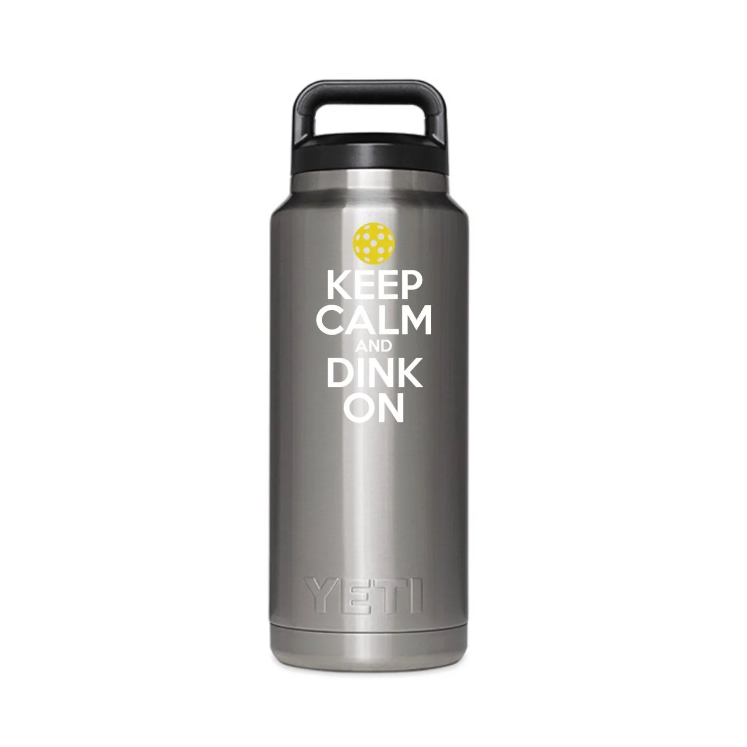 Keep Calm and Dink On Pickleball Decal for your water bottle/Yeti