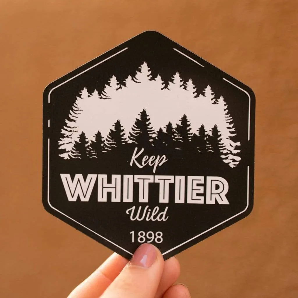 Keep Whittier Wild Stickers - CLEARANCE