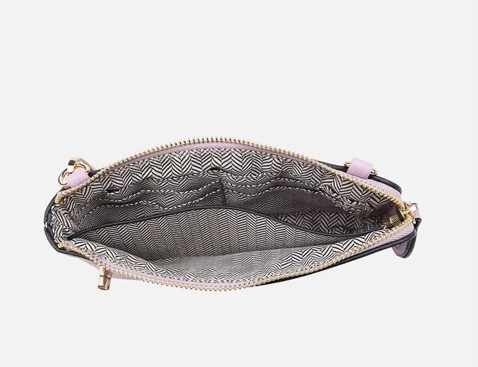 Kendall Crossbody Wristlet with Twist Lock Closure