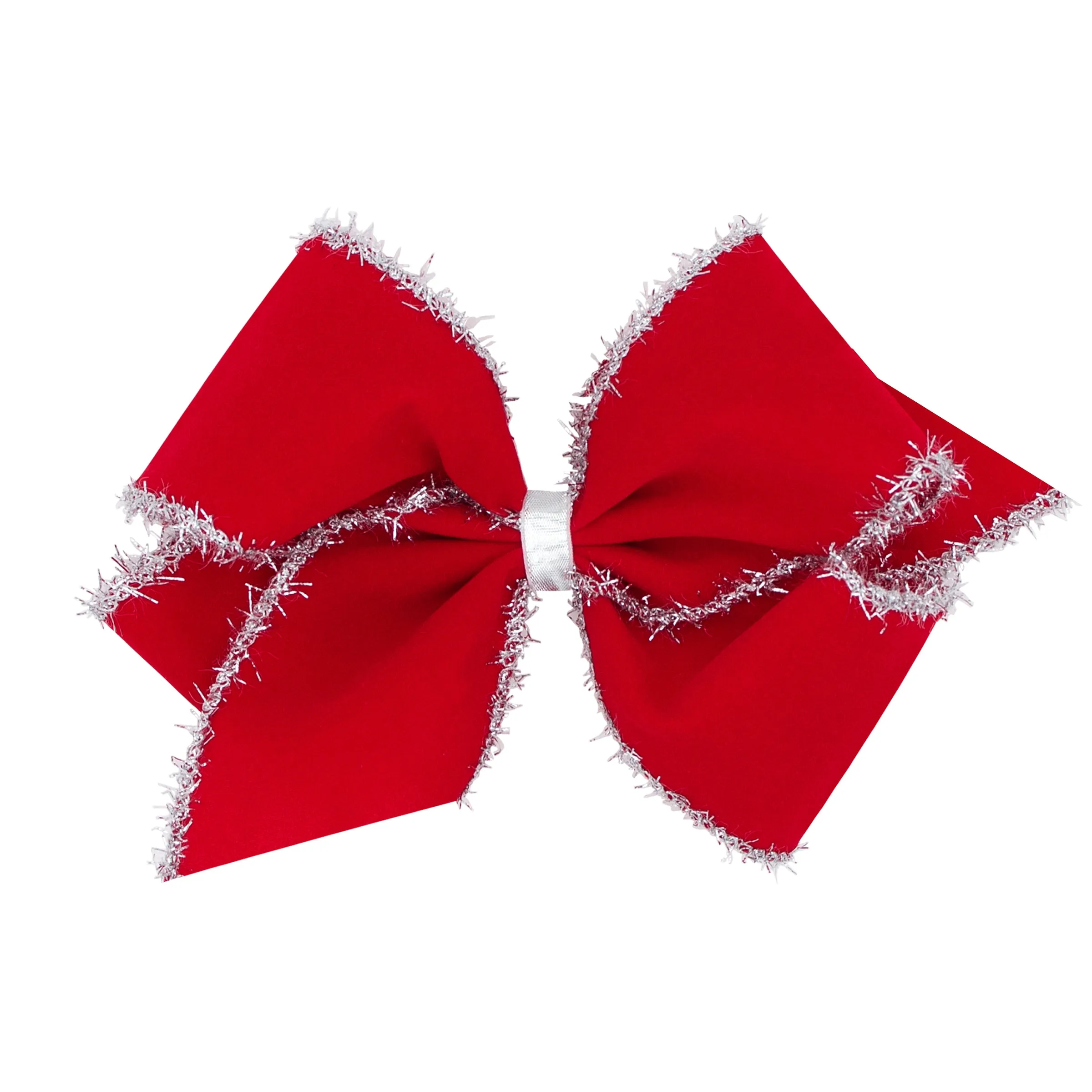 King Glitter and Sparkle Hair Bow on Clippie