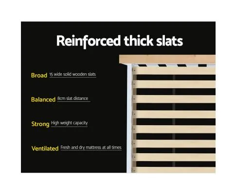 King Single Wooden Bed Frame Timber Kids Adults