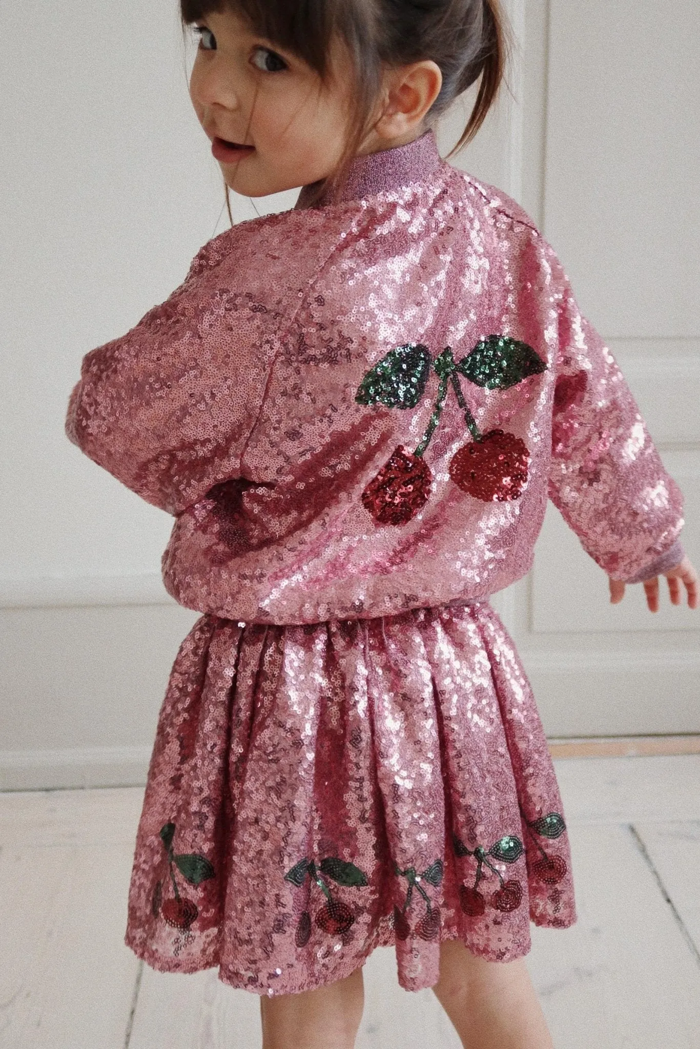 Konges Slojd Starla Sequin Skirt - Blush