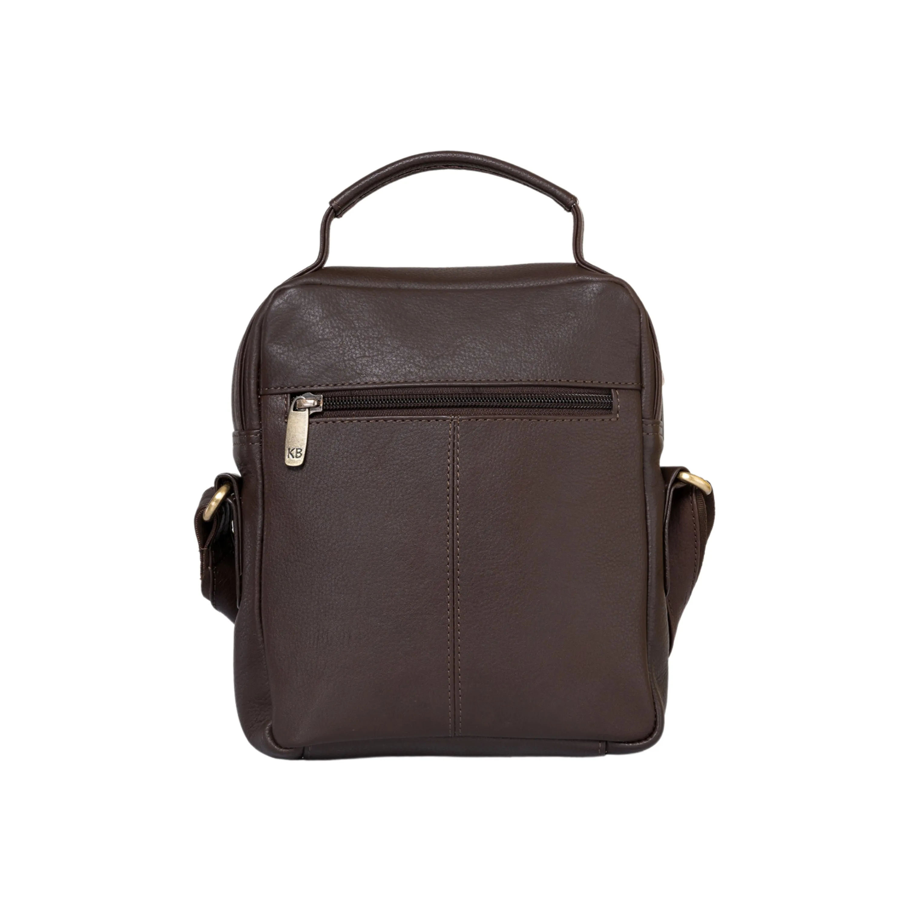 Kuger-Brent Vance Brown Genuine Leather Unisex Sling Bag