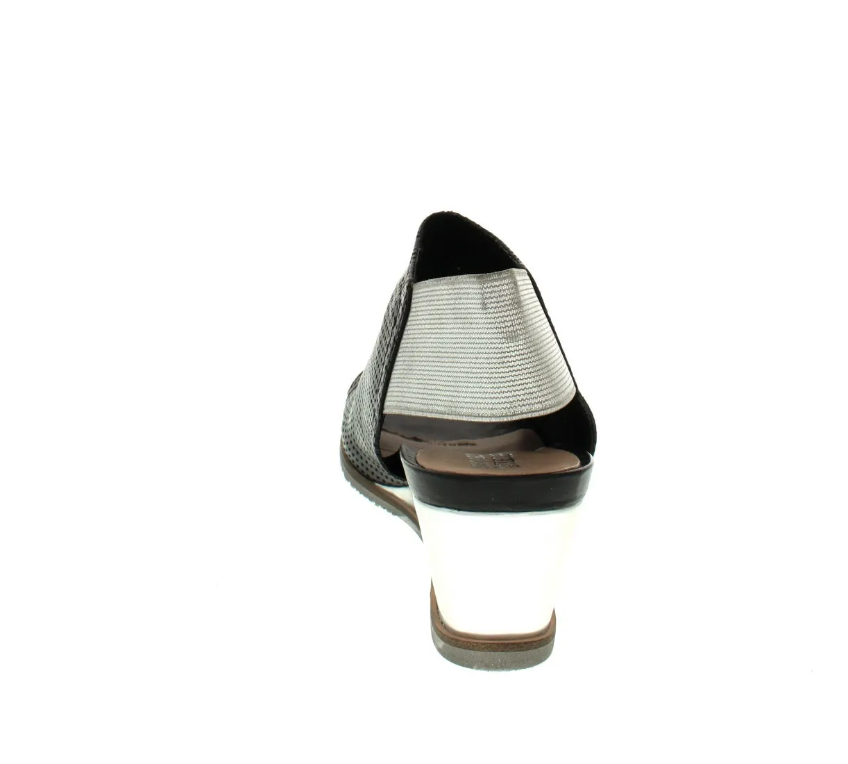 LA lea wedge sandal /perf top sling back