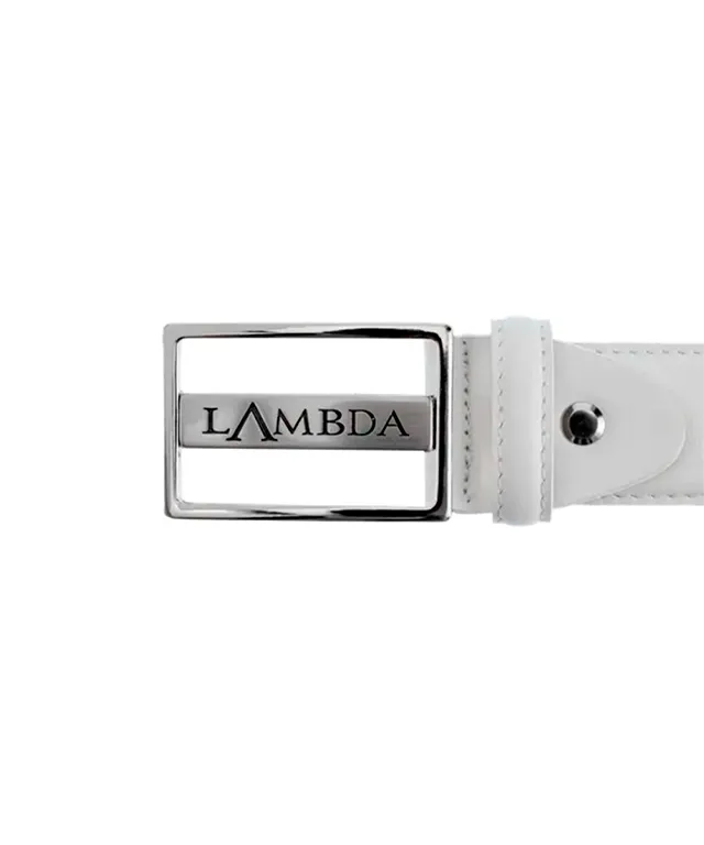Lambda Valentina Women's Belt White