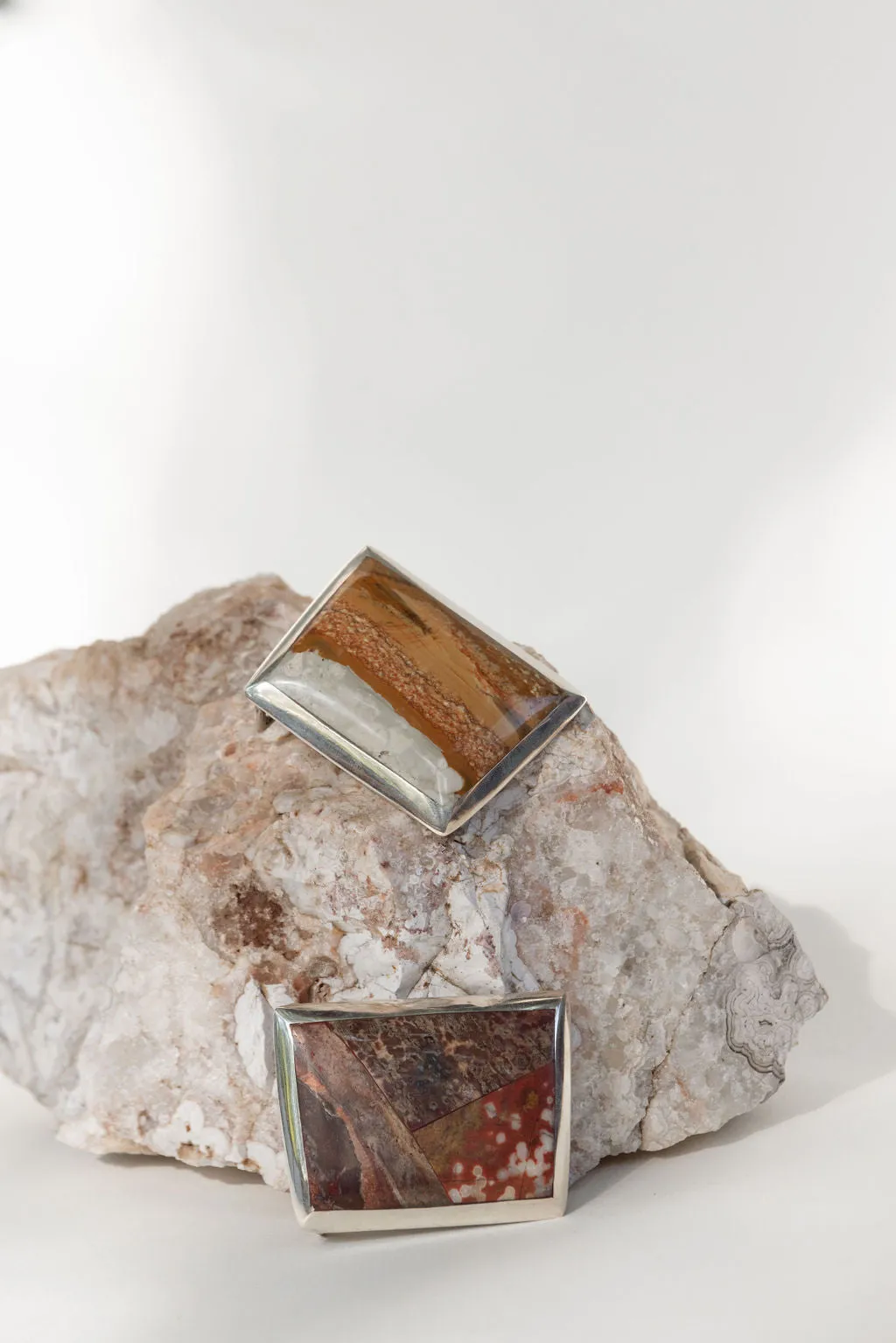 Large Owyhee Lapidary Inlay Belt Buckle
