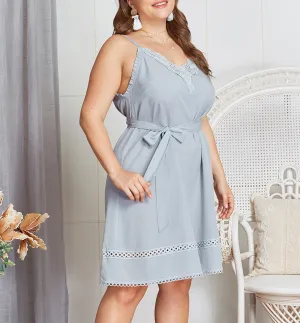 Large Size Summer Sling Jumpsuits