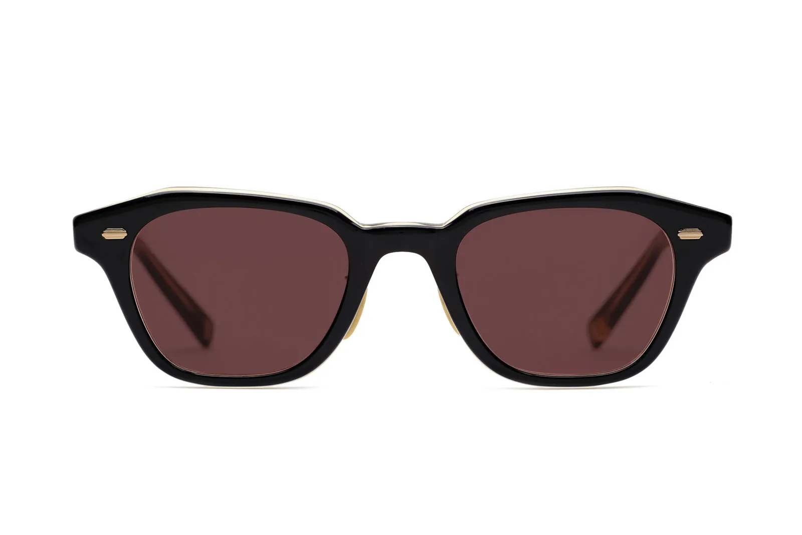 Laszlo Custom Sunglasses - Pbk | Black Custom Burgundy