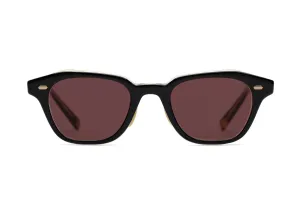 Laszlo Custom Sunglasses - Pbk | Black Custom Burgundy