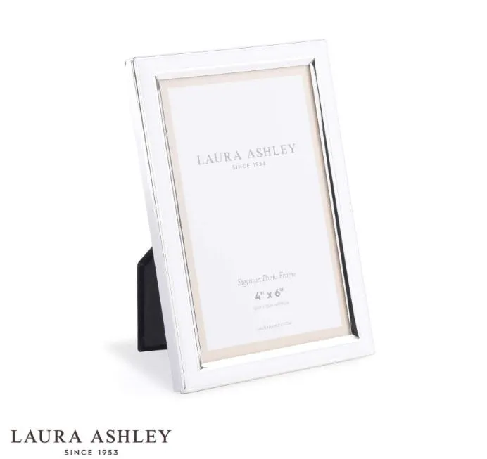 Laura Ashley Steynton Photo Frame Polished Silver LA3756178-Q  4 x 6