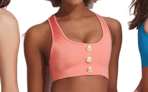 Lavinia With Gold Buttons Bikini ::RET