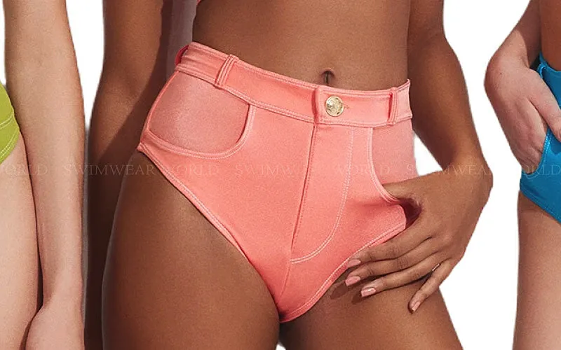 Lavinia With Gold Buttons Bikini ::RET