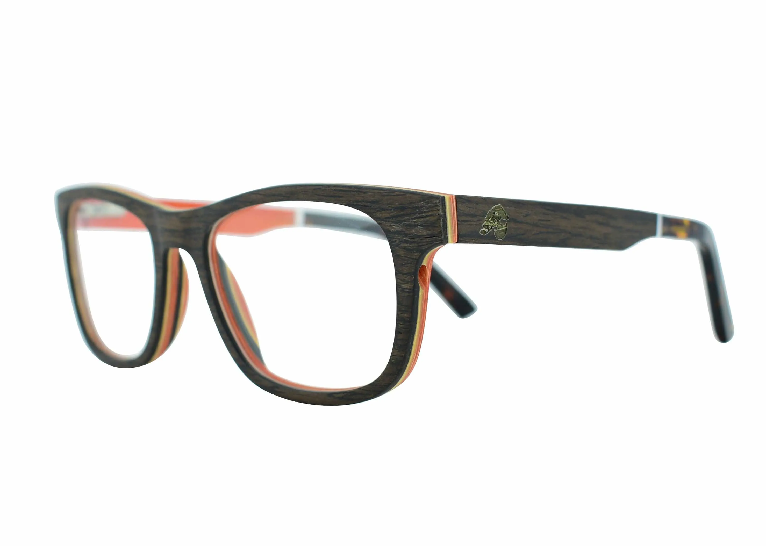 Layered Black Oak Sunglasses For RX - Oliver
