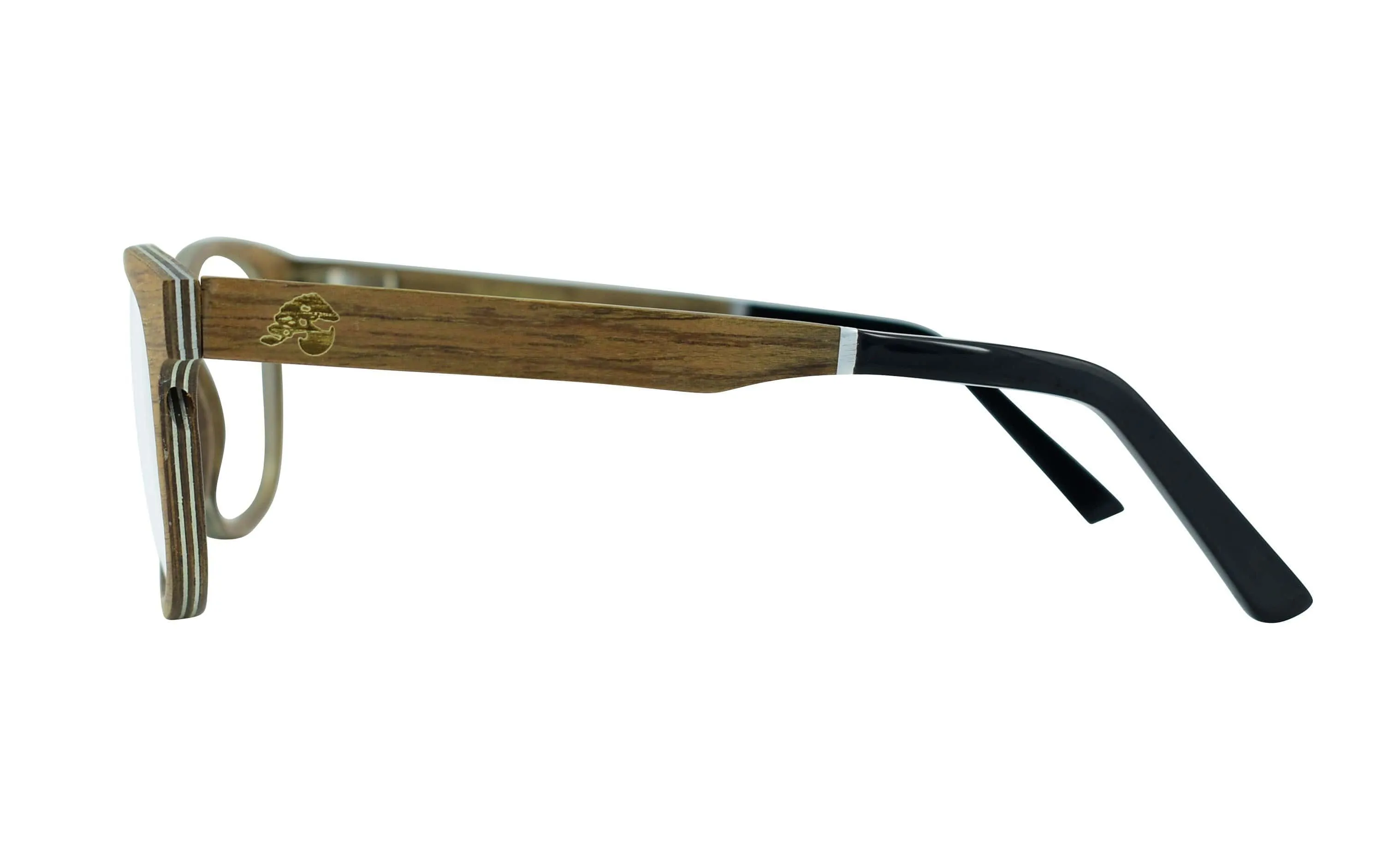 Layered Walnut Sunglasses For RX - Oliver