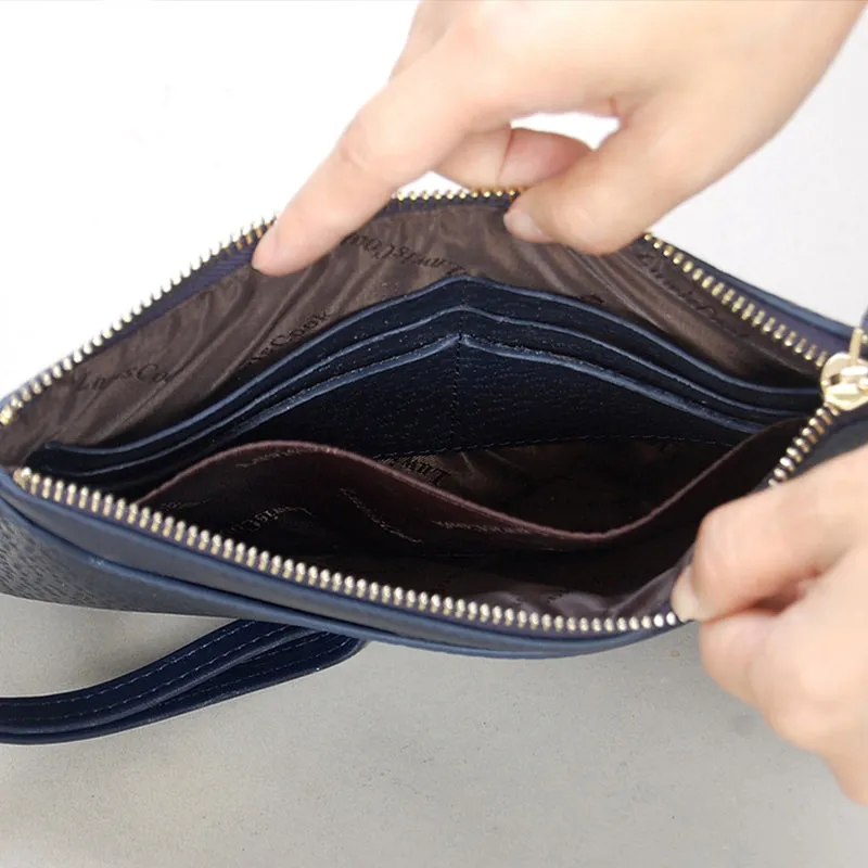Leather Pattern Leather Clutch Wallet Pattern Zip Wristlet Wallet Leather Craft Patterns Leather Templates
