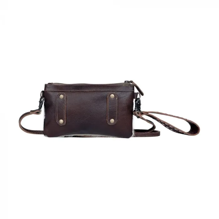 Leather Tooled Belt Bag
